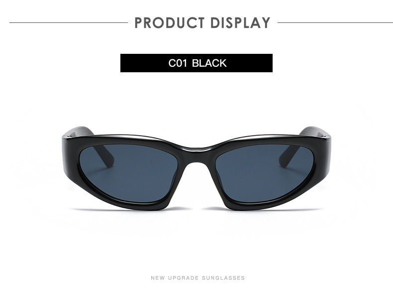 Electroplated Silver Metal Women's Y2K Style Ultra-Cool Sunglasses / $0.52 per pair (Wholesale Price) - Details 3