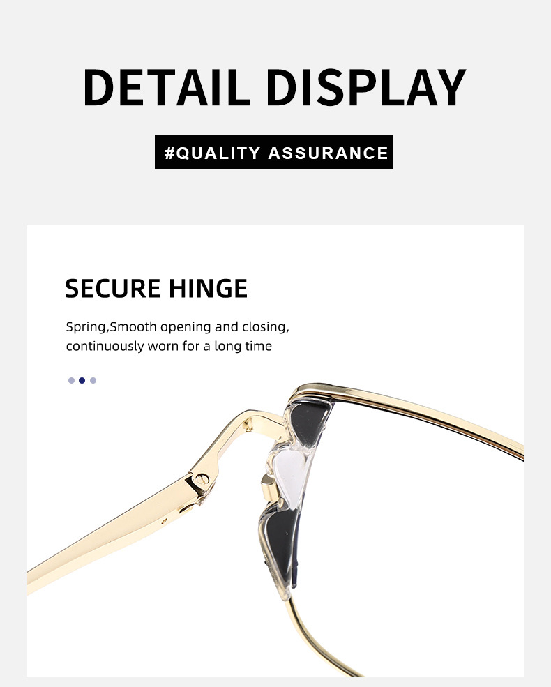 Black PC Women's Fashion Butterfly Optical Frames - Instant Color Changing Anti-Blue Light Glasses Wholesale - Details 10