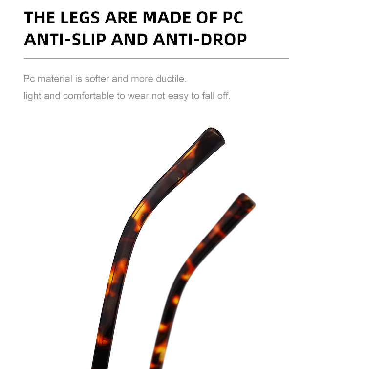 Black PC Women's Fashion Oval Small Frame Sunglasses - Retro Street Style UV400 Sun Glasses - Details 10