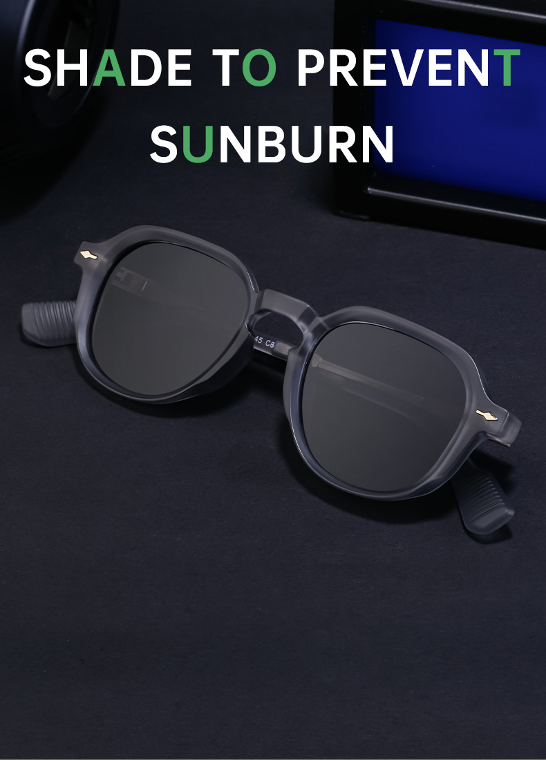 Black Metal Trendy Vintage Leopard Sun Glasses Women - Fashion Small Square Outdoor UV Protection Eyewear - Details 2