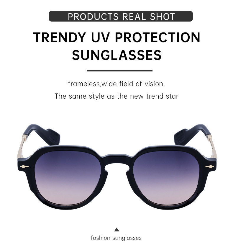 Black Metal Trendy Vintage Leopard Sun Glasses Women - Fashion Small Square Outdoor UV Protection Eyewear - Details 5