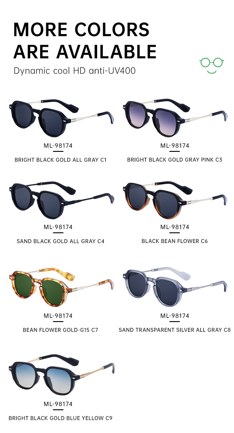 Black Metal Trendy Vintage Leopard Sun Glasses Women - Fashion Small Square Outdoor UV Protection Eyewear - Details 8