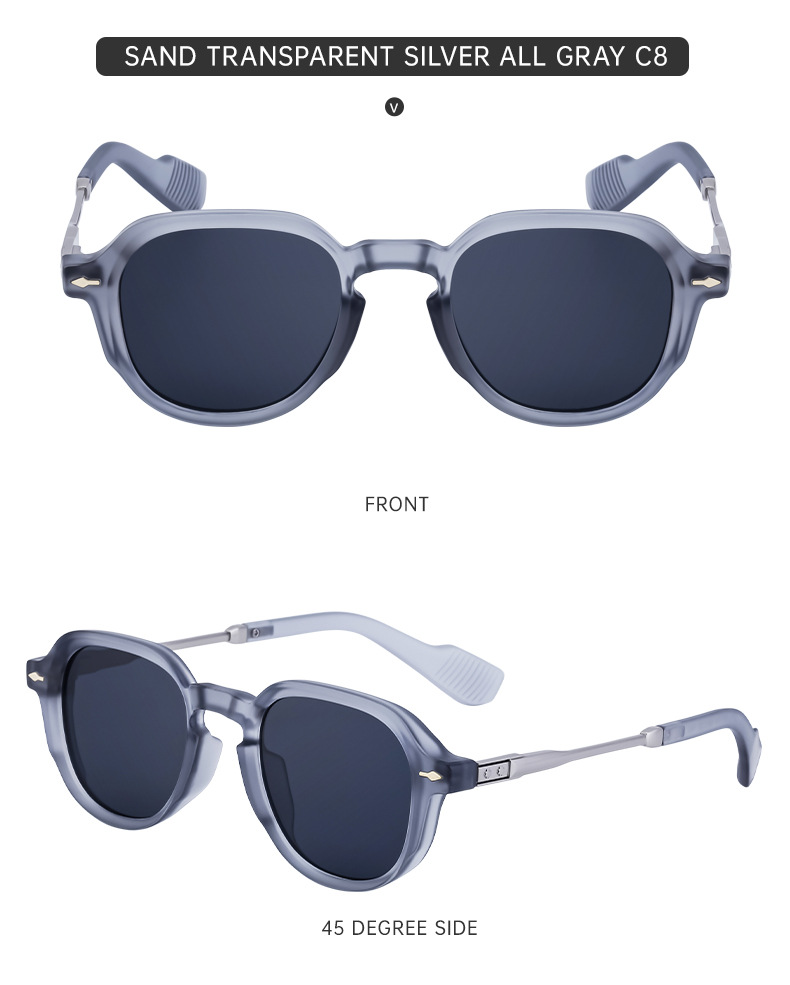 Black Metal Trendy Vintage Leopard Sun Glasses Women - Fashion Small Square Outdoor UV Protection Eyewear - Details 15