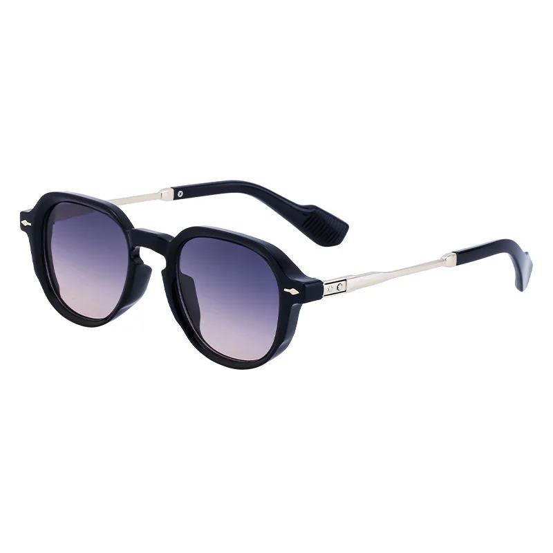 Black Metal Trendy Vintage Leopard Sun Glasses Women - Fashion Small Square Outdoor UV Protection Eyewear - View 5