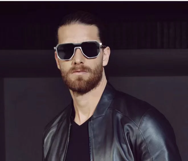 Black Metal Men's Steampunk Irregular Sunglasses - Metal Full Frame One-Piece Driving Shades Wholesale - Details 1