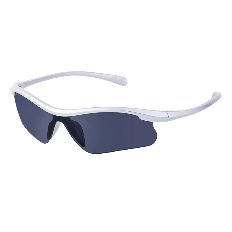 Black PC Unisex Half Frame Cycling Sunglasses - Windproof Outdoor Running Sports Goggles - View 5
