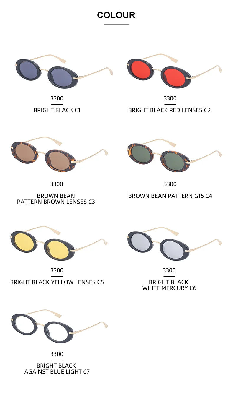 Black Metal Unisex Small Frame Steampunk Sunglasses - Trendy Retro Personalized Eyewear Wholesale - Details 8
