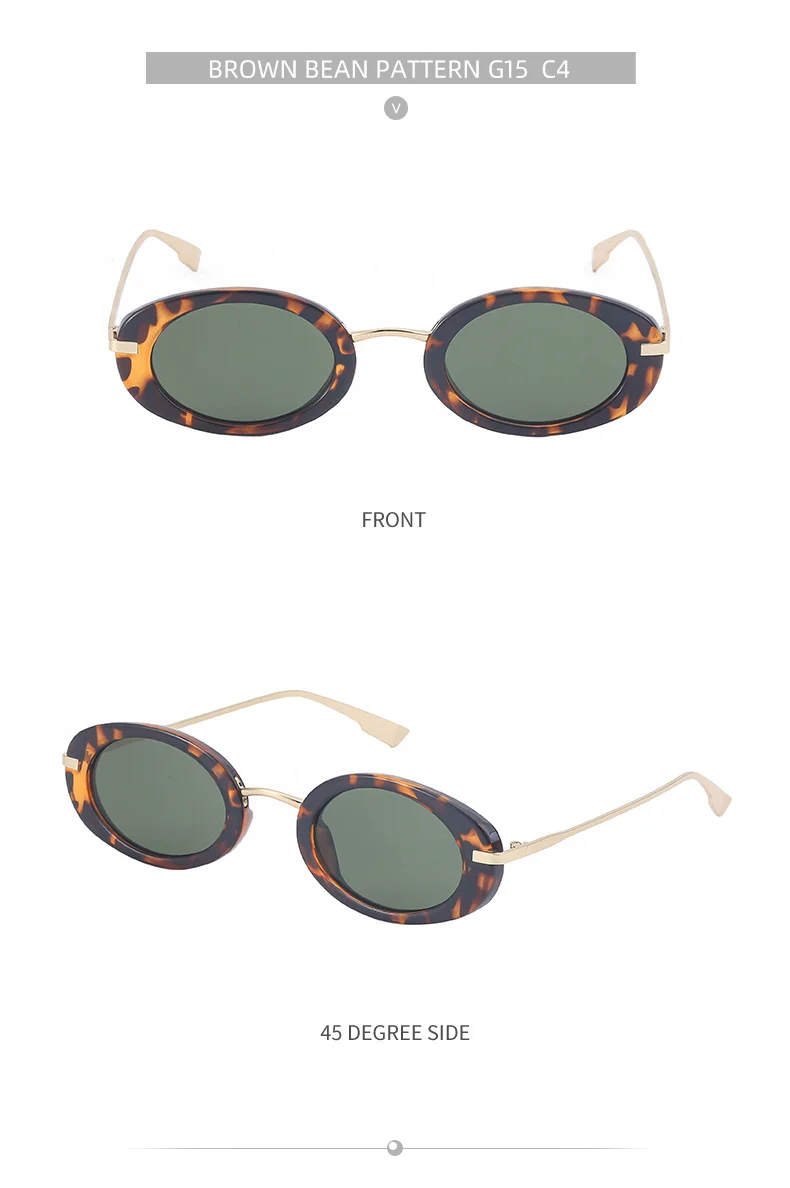 Black Metal Unisex Small Frame Steampunk Sunglasses - Trendy Retro Personalized Eyewear Wholesale - Details 14
