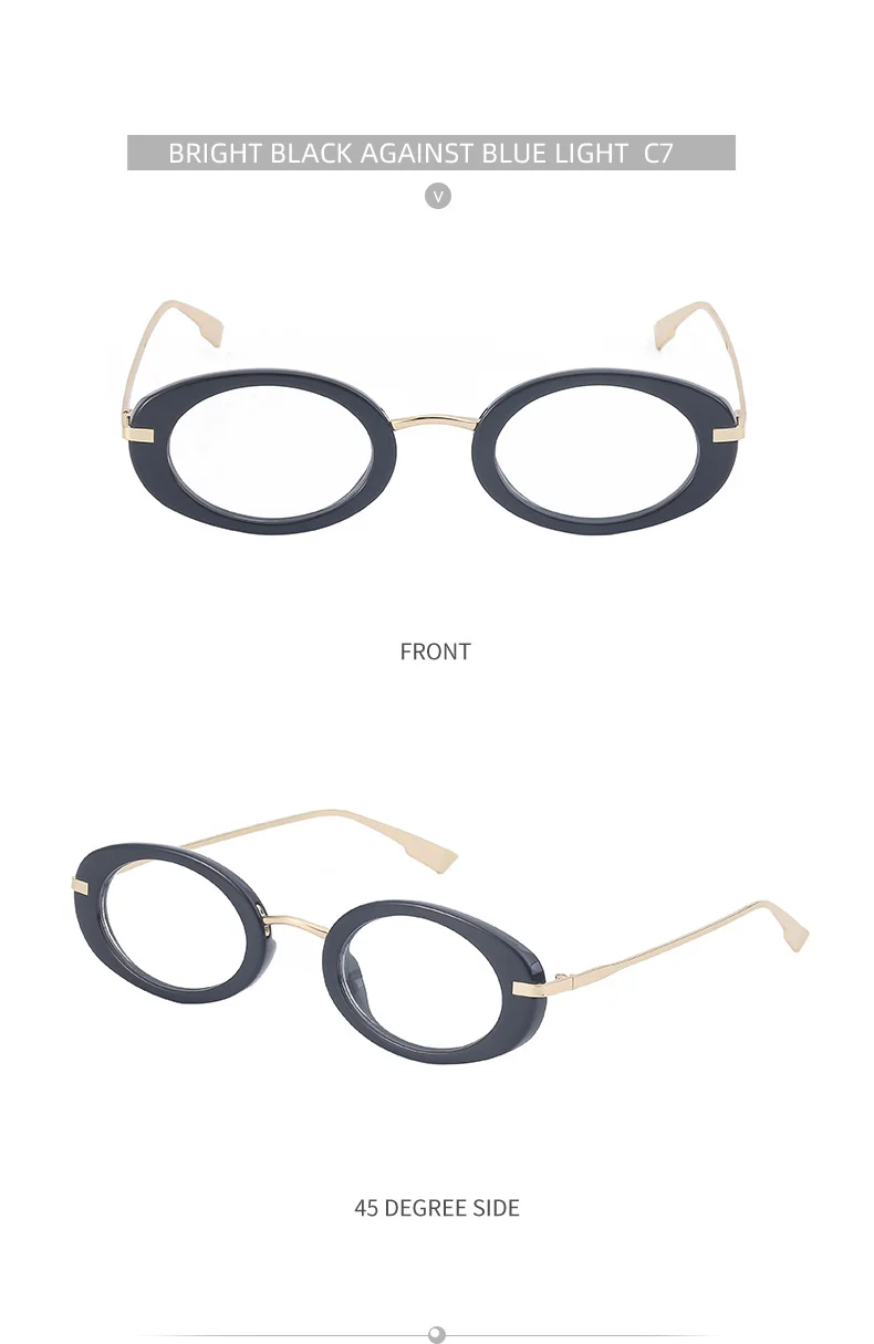 Black Metal Unisex Small Frame Steampunk Sunglasses - Trendy Retro Personalized Eyewear Wholesale - Details 17