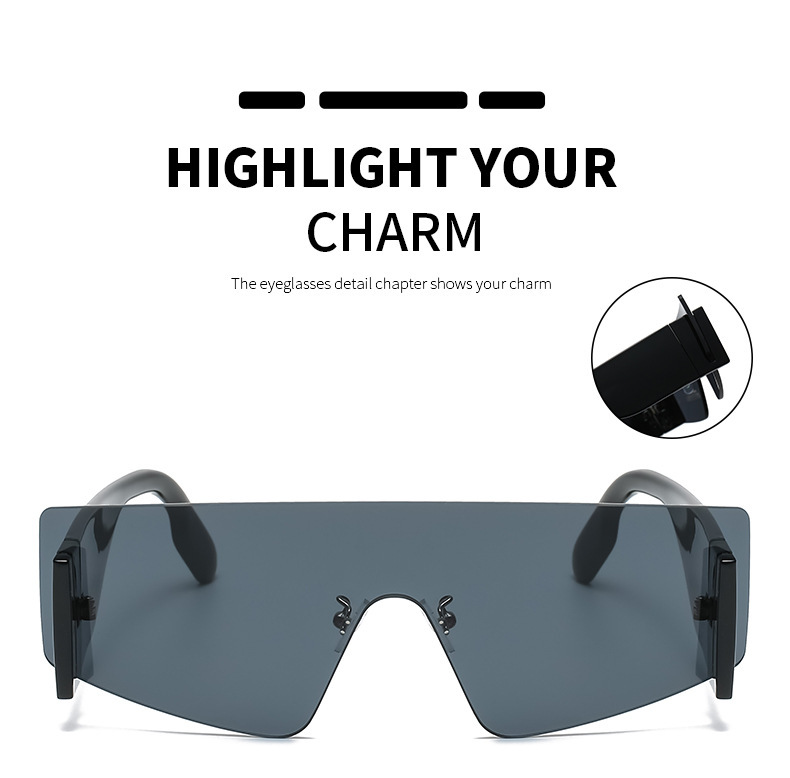 Multiple colors available Frameless Instagram Style Street Photography Glasses / $0.82 per pair (Wholesale Price) - View 4