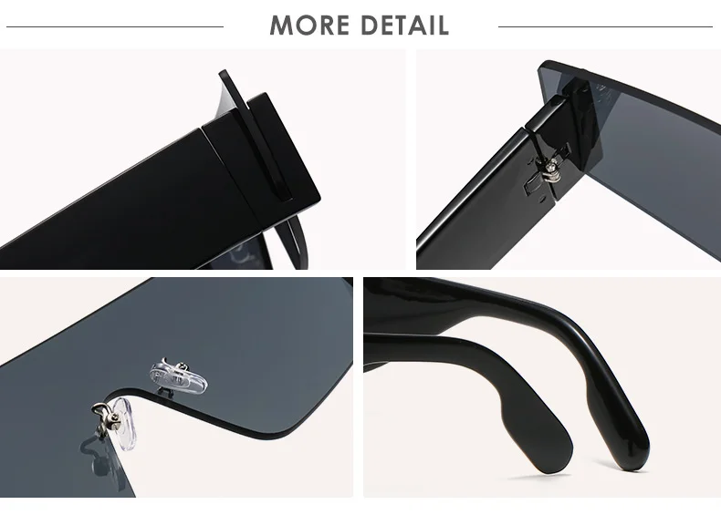Multiple colors available Frameless Instagram Style Street Photography Glasses / $0.82 per pair (Wholesale Price) - Details 2