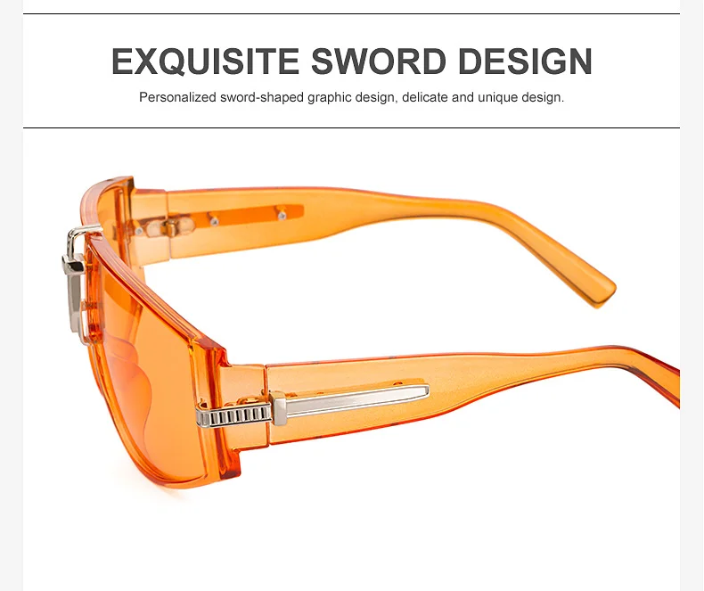Black PC Women's New Oversized Sunglasses - Fashion UV Protection Sun Glasses - Details 1