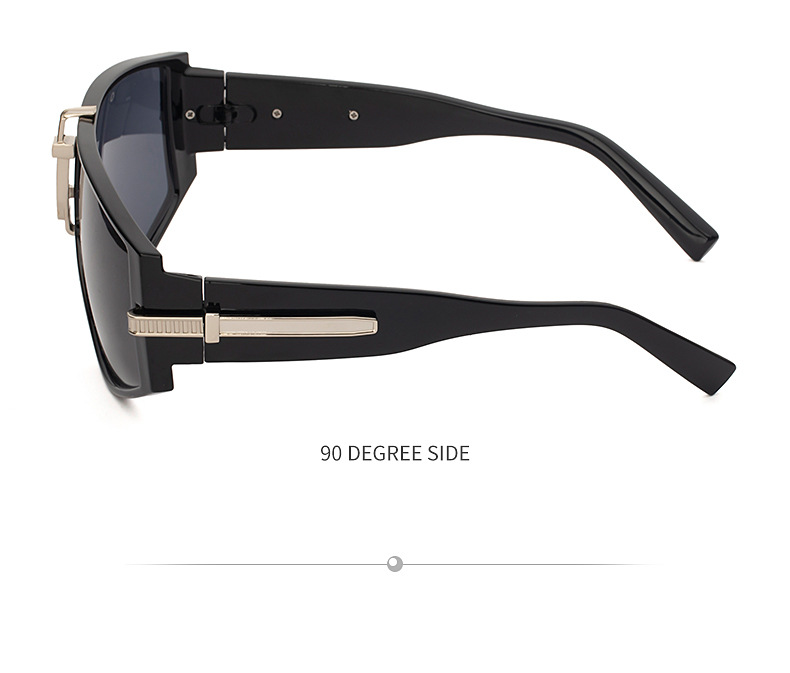 Black PC Women's New Oversized Sunglasses - Fashion UV Protection Sun Glasses - Details 10