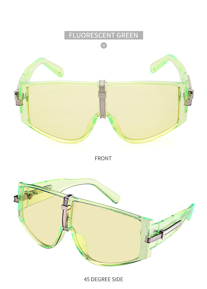 Black PC Women's New Oversized Sunglasses - Fashion UV Protection Sun Glasses - Details 17