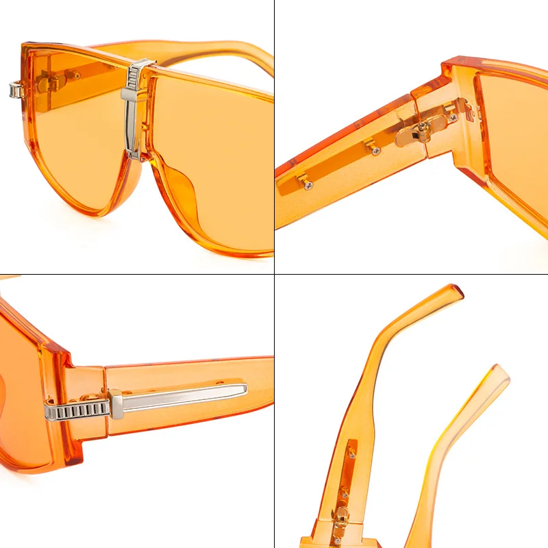 Black PC Women's New Oversized Sunglasses - Fashion UV Protection Sun Glasses - View 5