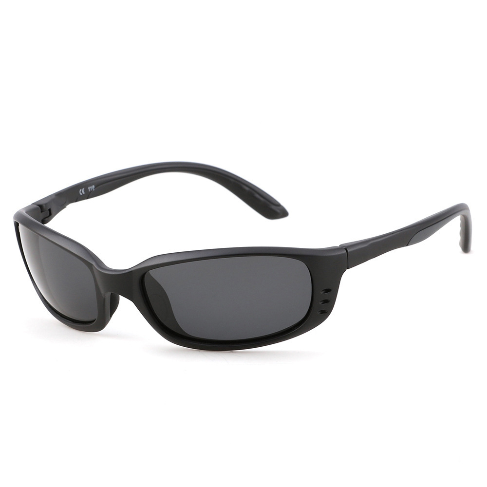Black TR90 Vintage Americana Cat Eye Sunglasses | Chic UV400 Polarized Shades for Women & Men - View 5