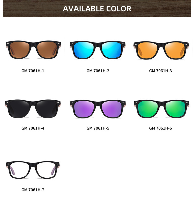 Walnut Walnut Wood + Polarized Lens Premium Walnut Wood Sunglasses – Polarized Bamboo Frames with a Vintage European Flair - Details 5