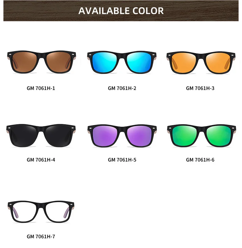 Walnut Walnut Wood + Polarized Lens Premium Walnut Wood Sunglasses – Polarized Bamboo Frames with a Vintage European Flair - Details 5