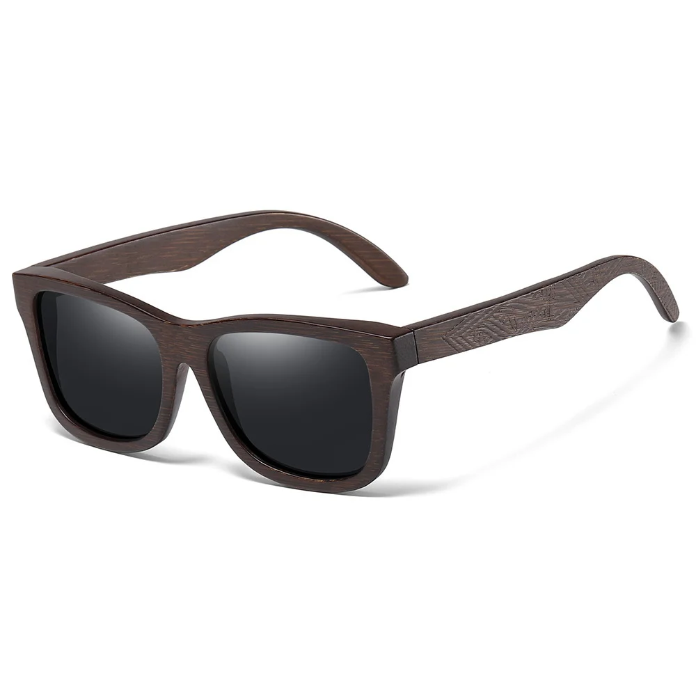 New Retro Wooden Fashion Sunglasses for Men – Bamboo Wood Frame Polarized Eyewear