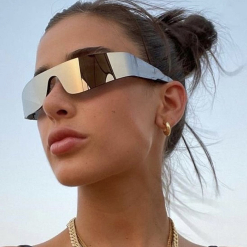 Punk Tech Sunglasses - Futuristic UV Protection for Party Style / $1.55 per pair (Wholesale Price)