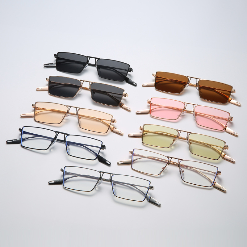 Retro Square Sunglasses - Korean Style Aviator Glasses / $2.38 per pair (Wholesale Price)