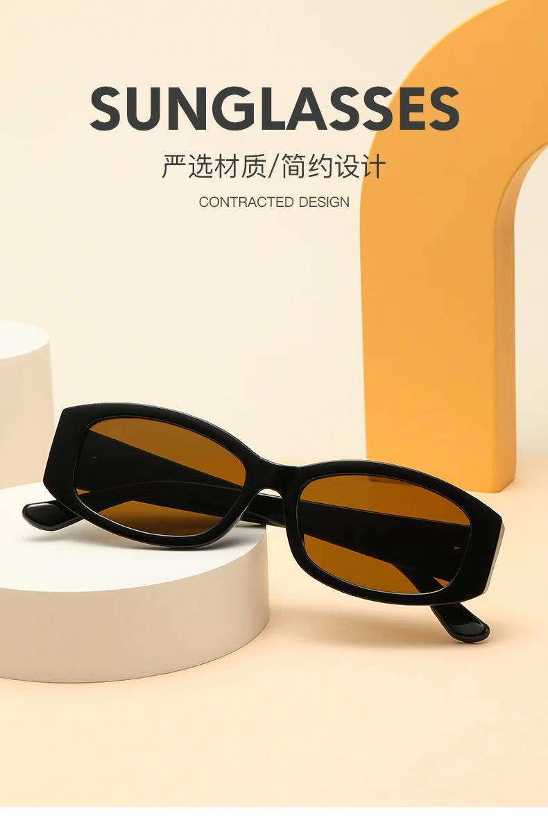 Multiple colors available PC Small Frame Rock Glasses - Diamond Pattern Sunglasses / $0.76 per pair (Wholesale Price) - View 4