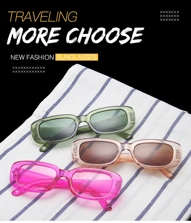 Jelly colors PC Small Frame Sunglasses - Trendy Jelly Colors for Street Style / $0.52 per pair (Wholesale Price) - View 2