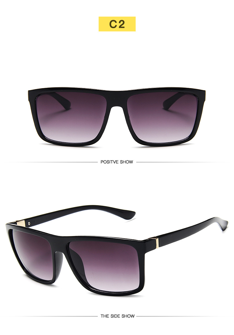 Bright Black, Sand Black, Leopard Print PC Classic Design Custom Vintage for Men Male Driving Sun Glasses Sunglasses Shades - Details 4