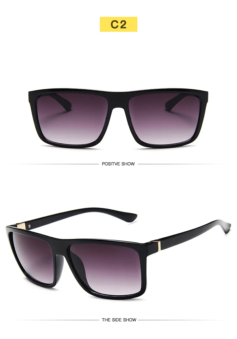 Bright Black, Sand Black, Leopard Print PC Classic Design Custom Vintage for Men Male Driving Sun Glasses Sunglasses Shades - Details 4