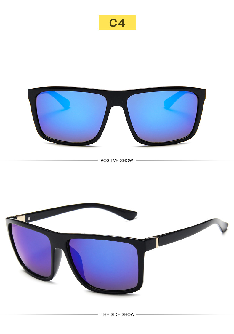 Bright Black, Sand Black, Leopard Print PC Classic Design Custom Vintage for Men Male Driving Sun Glasses Sunglasses Shades - Details 6