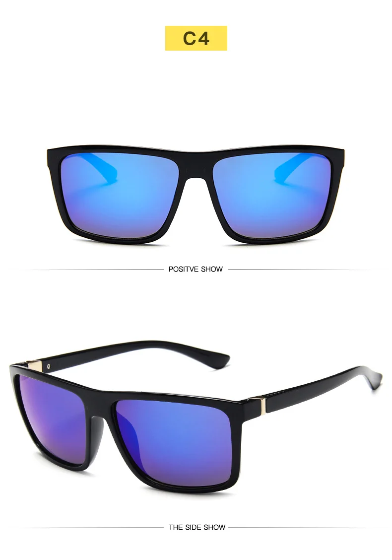 Bright Black, Sand Black, Leopard Print PC Classic Design Custom Vintage for Men Male Driving Sun Glasses Sunglasses Shades - Details 6