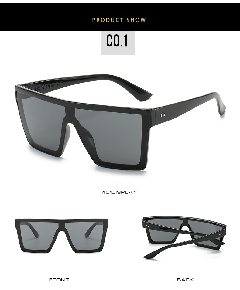 Fashion Oversized Vintage UV400 Men Brand Sun Glasses New Luxury Square Sunglasses Women Oversize Female Big Frame Shades Details and Specifications