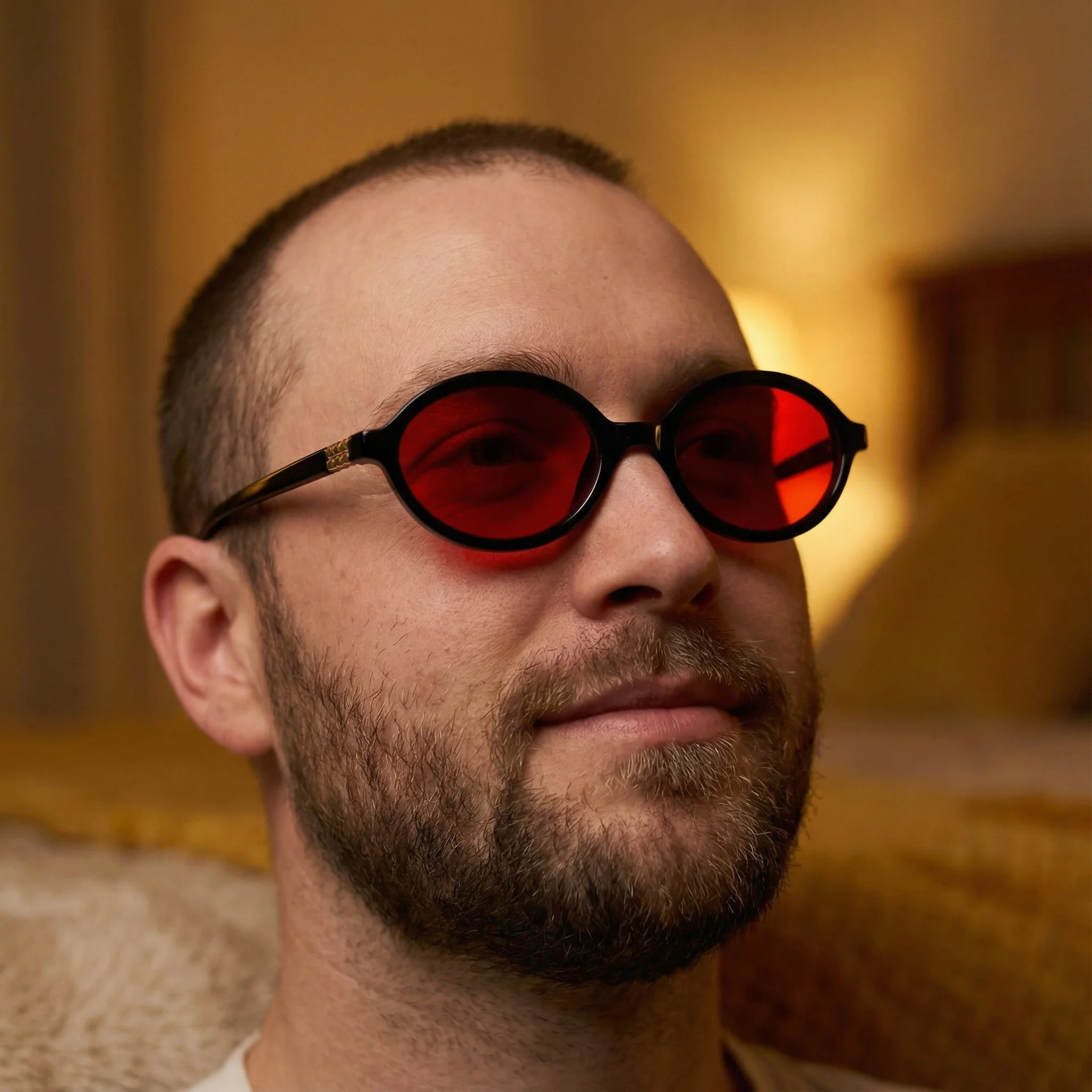Black + Red PC 2026 New Red Dual-Use Glasses - Fashion Oval Frames for Blue Light Blocking - Details 4