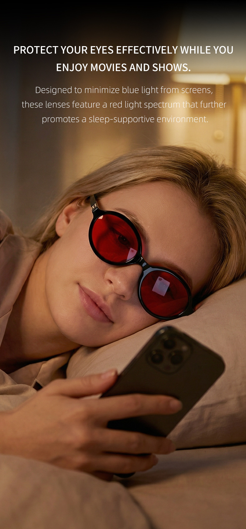 2026 New Red Dual-Use Glasses - Fashion Oval Frames for Blue Light Blocking Details and Specifications