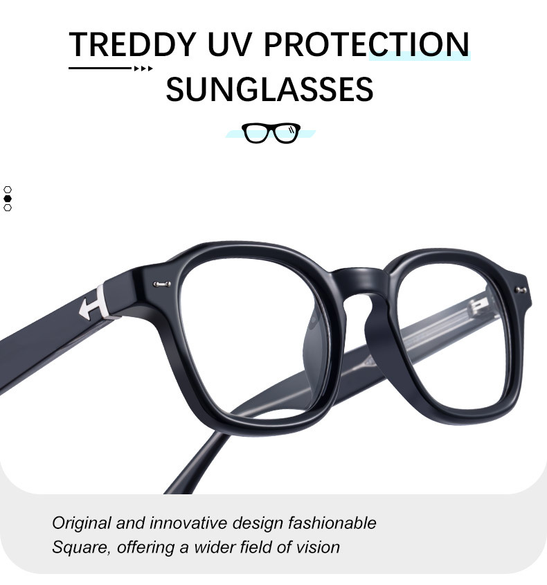 Black PC Chic Women's Mini Square Photochromic Sunglasses. Personalized Street Style Shades with UV400 Protection for Outdoor Looks - Details 9