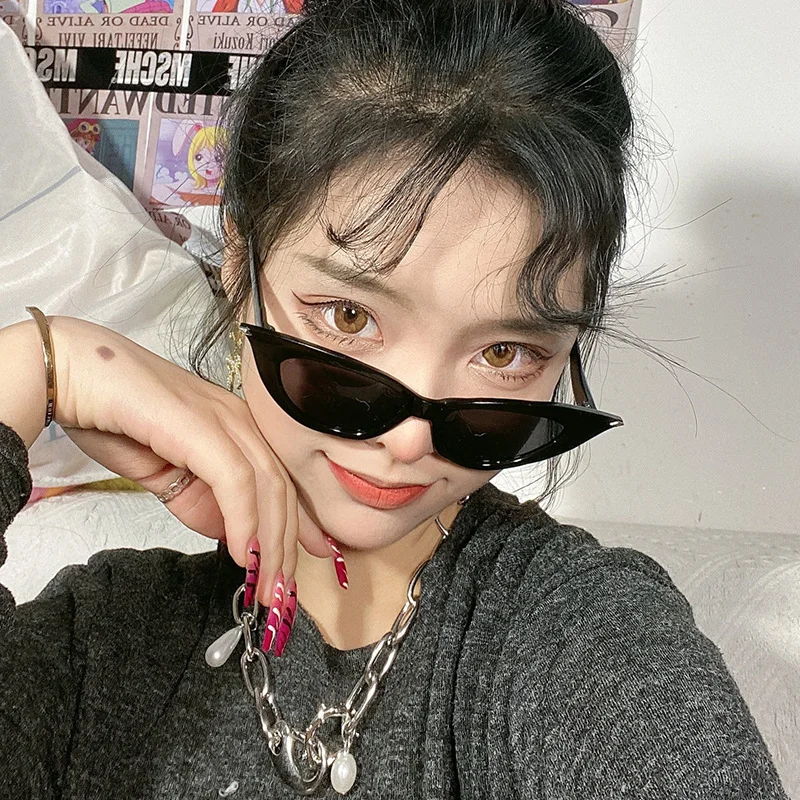 Multiple colors available PC New Fashion Small Frame Cat-Eye Sunglasses / $0.74 per pair (Wholesale Price) - View 2