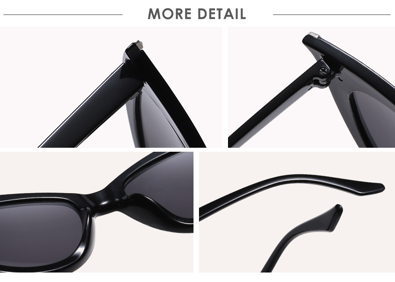 Multiple colors available PC New Fashion Small Frame Cat-Eye Sunglasses / $0.74 per pair (Wholesale Price) - Details 1