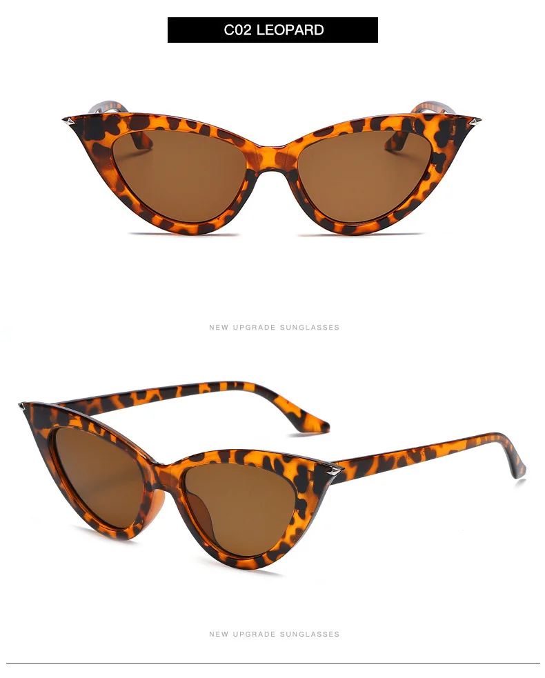 Multiple colors available PC New Fashion Small Frame Cat-Eye Sunglasses / $0.74 per pair (Wholesale Price) - Details 4