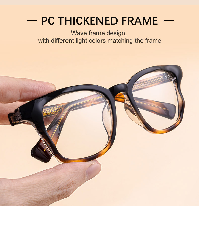Black PC Trendy Women's Square Photochromic Sunglasses – EU/US Style Propionate Frame with Insert Pins for Outdoor UV Protection - Details 7