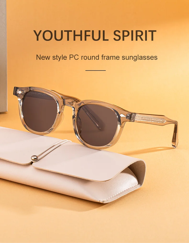 Black PC Trendy Women's Oval Sunglasses - Unique Propionate Frame with Metal Pin Temples – Stylish UV400 Sun Protection - Details 5