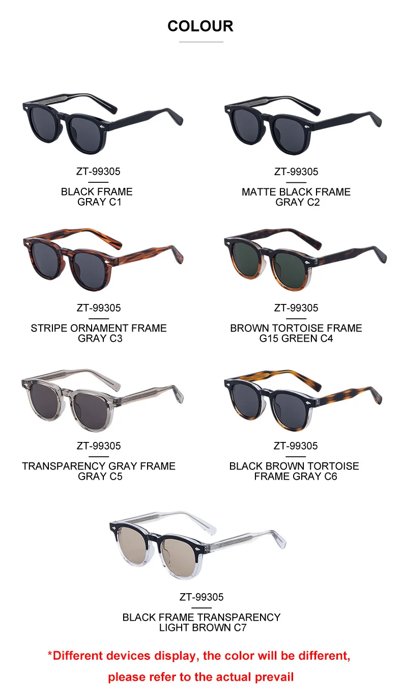 Black PC Trendy Women's Oval Sunglasses - Unique Propionate Frame with Metal Pin Temples – Stylish UV400 Sun Protection - Details 15