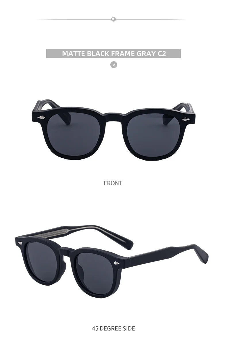 Black PC Trendy Women's Oval Sunglasses - Unique Propionate Frame with Metal Pin Temples – Stylish UV400 Sun Protection - Details 19