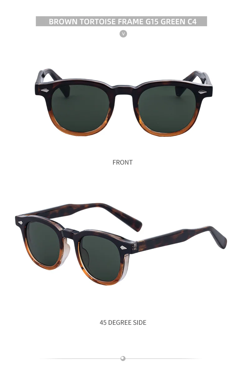 Black PC Trendy Women's Oval Sunglasses - Unique Propionate Frame with Metal Pin Temples – Stylish UV400 Sun Protection - Details 21