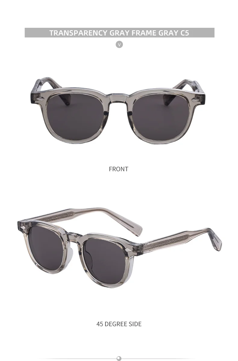 Black PC Trendy Women's Oval Sunglasses - Unique Propionate Frame with Metal Pin Temples – Stylish UV400 Sun Protection - Details 22