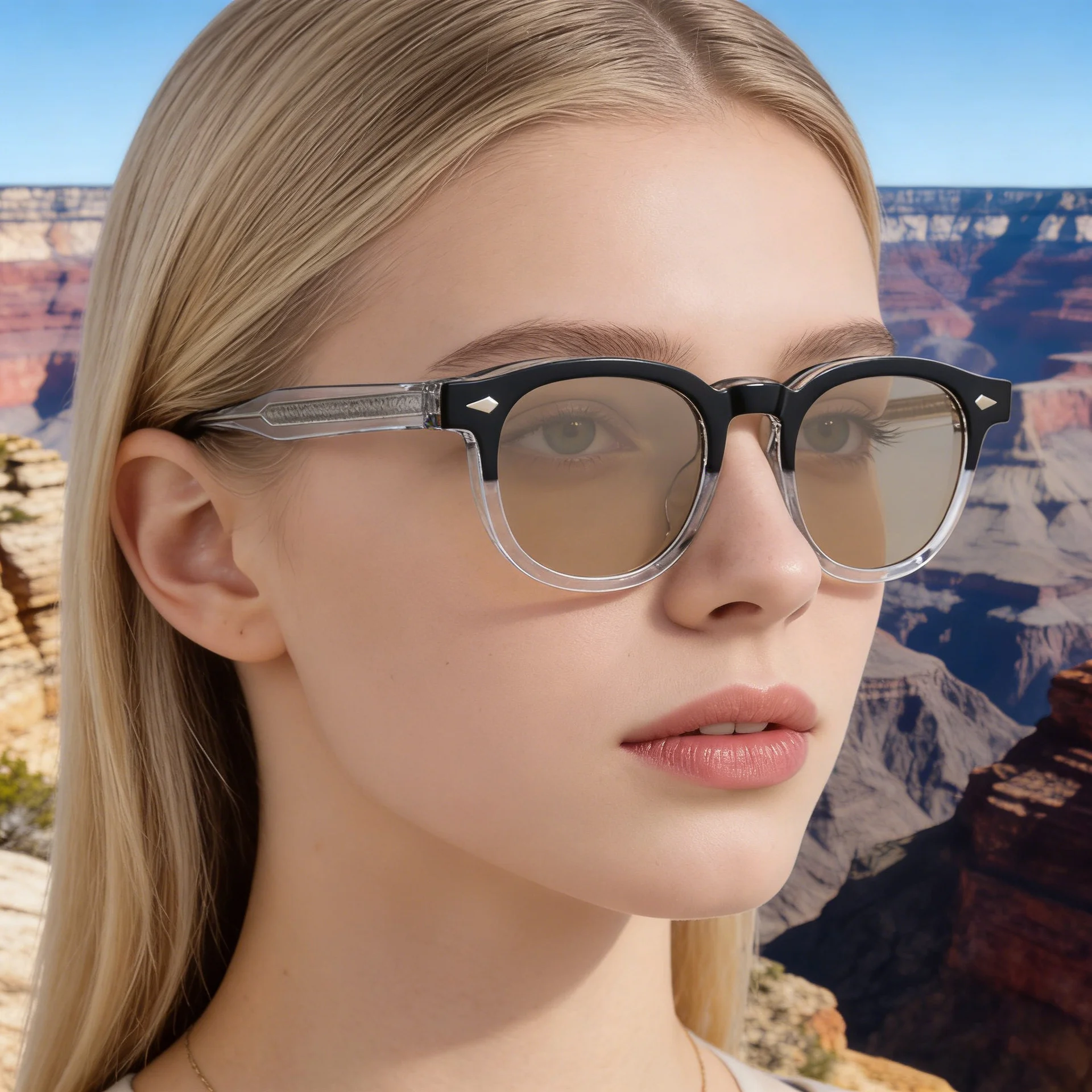 Trendy Women's Oval Sunglasses - Unique Propionate Frame with Metal Pin Temples – Stylish UV400 Sun Protection