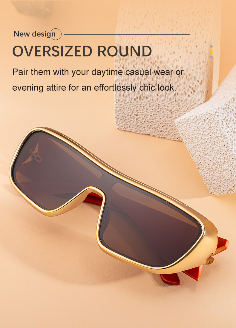 Men's Trendy Sports Sunglasses - Unique One-Piece Shield Design – Windproof & UV Protection for Cycling, Running & Outdoor Activities Details and Specifications