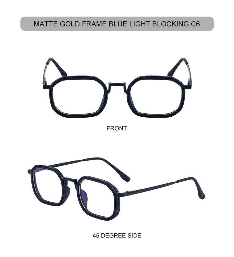 Black Zinc Alloy Men's Retro Square Sunglasses - Trendy Unique Style, Flexible Spring Hinge Temples & UV400 Sun Protection for Outdoor Wear - Details 17