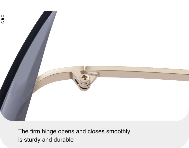 Black Zinc Alloy Women's Trendy Rimless Cat-Eye Sunglasses - Unique High-End Rhinestone Embellished Eyewear – Stylish Outdoor Street Fashion Sun Protection - Details 8