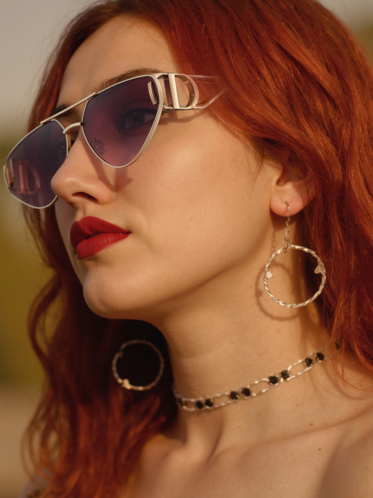 Black Zinc Alloy Women's Trendy Euro-American Cat-Eye Sunglasses - Unique High-Fashion Street Style – Premium Outdoor UV400 Sun Protection Shades - Details 3
