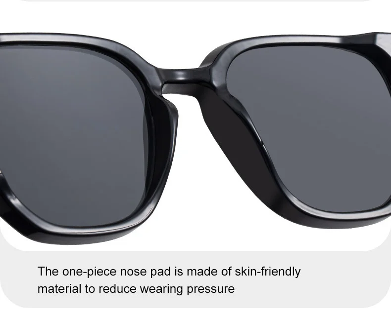 Black Zinc Alloy Men's Trendy Polygon Sunglasses - New Unique Design with Durable Zinc Alloy Temples – High-End Fashion Sun Protection Eyewear - Details 12
